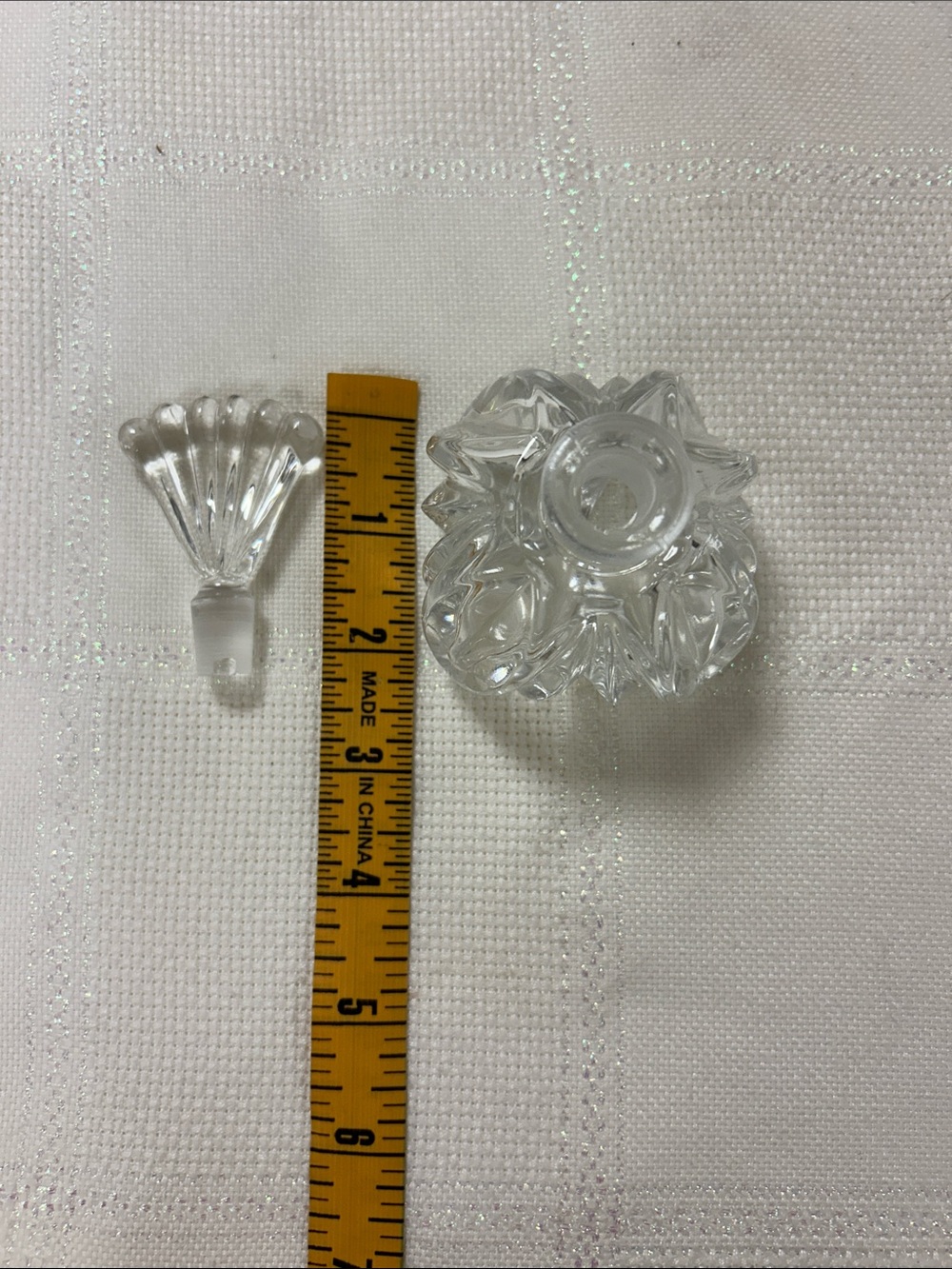 Clear Glass Decorative Perfume Bottle - Clear image 4